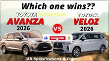 2026 Toyota Avanza vs 2026 Toyota Veloz | 3-Minute Car Battle
