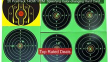 20 Pcs/Pack 14CM/17CM  Splashing Color-changing Hard Card Target P... -- Best Deal 2026 | Shop Now!