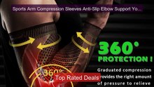 Sports Arm Compression Sleeves Anti-Slip Elbow Support Youth ... -- Amazing Value 2026 | Must Have!