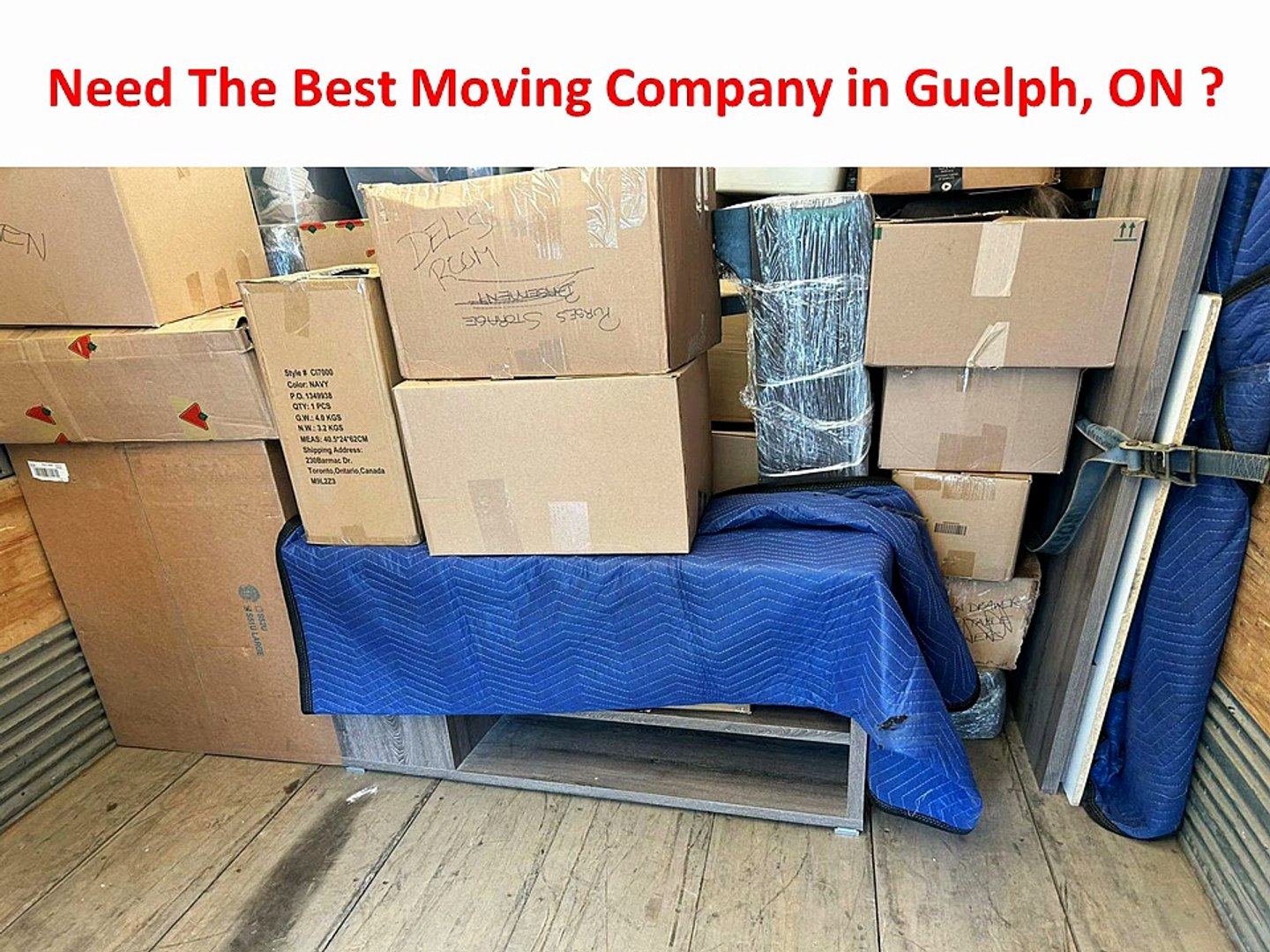 Get Movers : #1 Moving Company in Guelph, ON | N1H 4E4