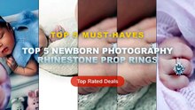 Amazing Top 5 Newborn Photography Rhinestone Prop Rings You Need To See - ❤️CYMMHCM Newborn Photography Accessories Imit...