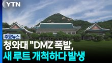 청와대 "DMZ 폭발, 새 루트 개척하다 발생...철저 조사" / YTN