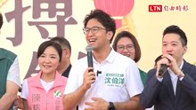 中秋「洋流」發威！沈伯洋掛病號現身社子搏餅 支持者搶合照喊加油