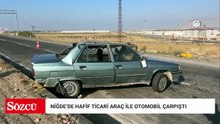 Niğde'de hafif ticari araç ile otomobil çarpıştı, 5 kişi yaralandı