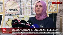 15 sanatçının hazırladığı dualı gömlekler İshak Paşa Sarayı'nda