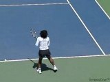 Serena Williams - Forehand - Backhand - Rear  - Slow-Motion