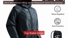 JNLN Men Women Hiking Jacket Waterproof Quick Dry Camping Hunt... -- Best Buy 2026 | Great Quality!