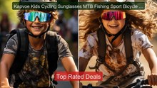 Kapvoe Kids Cycling Sunglasses MTB Fishing Sport Bicycle Glasses UV... -- Top Rated 2026 | Buy Now!