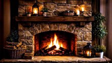 Cozy Fireplace Sounds (1 Min)🔥 Relaxing Ambience for Sleep, Study & Focus (4K)