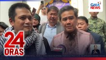 Sen. Robin Padilla, humarap sa DOJ kaugnay ng umano’y pagpuslit niya kay Sen. Bato Dela Rosa | 24 Oras