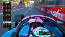 La salida de pista de Colapinto en la Q3 de Azerbaiyán CORTO