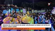 Semana del Estudiante en Alem: los jóvenes ultiman los detalles para el gran cierre