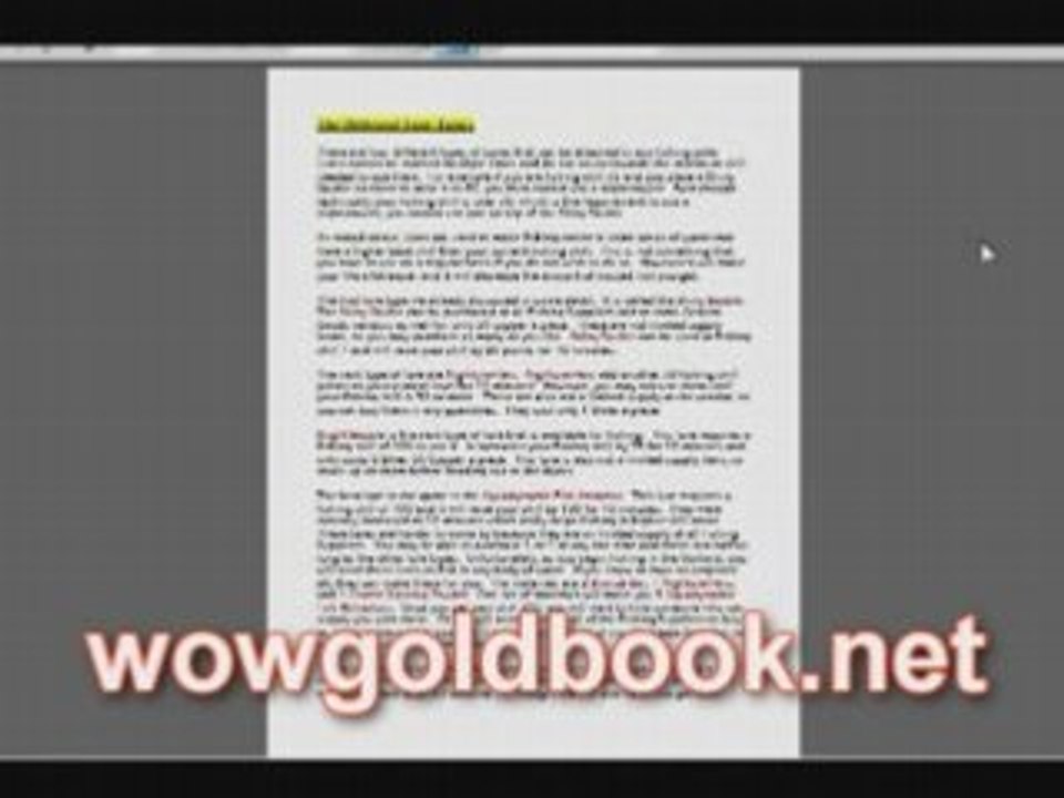 World of Warcraft Gold Guide - What You Get