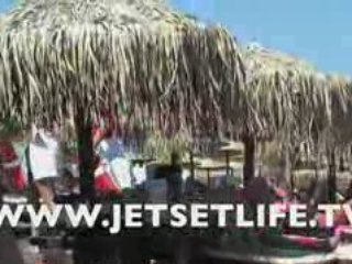 Marlboro girls on Perivolas beach in Santorini