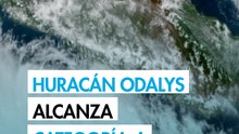 Huracán Odalys se fortalece a categoría 4; Polo mantiene lluvias en estados de México