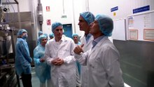Pedro Sánchez visita el parque tecnológico logístico de Noblejas (Toledo)