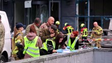 Cuatro muertos al impactar un dron ruso junto a un edificio de oficinas en Kiev