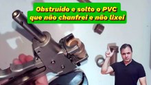 Veja o problema que dá se não deixar e chanfrar o PVC