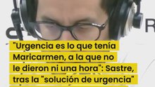 Sastre, tras la propuesta de Urbagestión: "Urgencia es lo que tenía Maricarmen"