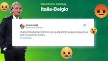 Italia-Belgio 0-2, le reazioni social: "Così non va, squadra imbarazzante"