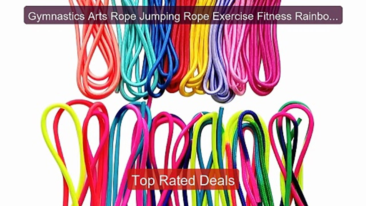 Gymnastics Arts Rope Jumping Rope Exercise Fitness Rainbow Color S ...
