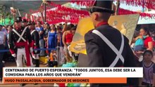 Centenario de Puerto Esperanza“Todos juntos, esa debe ser la consigna para los años que vendrán”