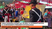 Puerto Esperanza celebró sus 100 años y el intendente destacó el acompañamiento permanente de Passalacqua