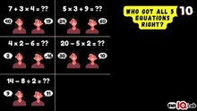 #MathPuzzle 🔢🧩 Who Got All 5 Equations Right? 🤔
