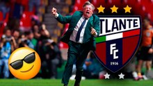 Miguel “Piojo” Herrera festeja el triunfo del Atlante y disfruta los cuatro goles ante Rayados