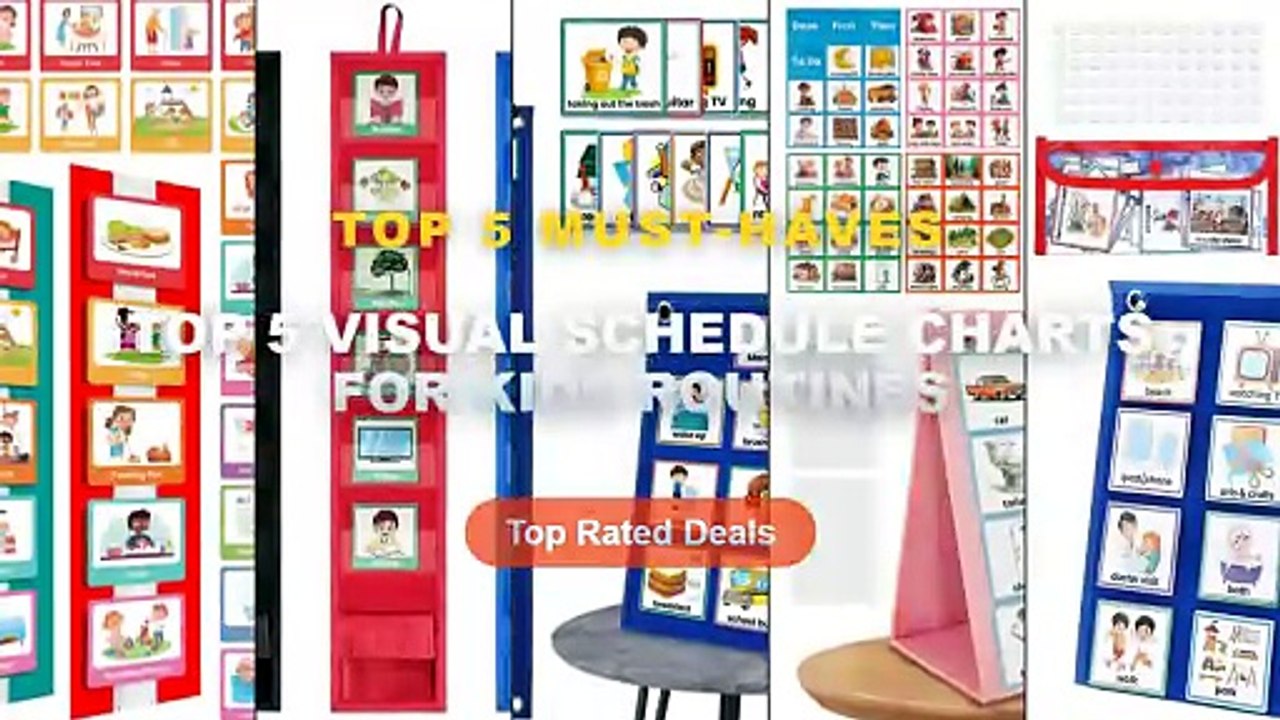 Top 5 Best Top 5 Visual Schedule Charts For Kids Routines (Must Have ...