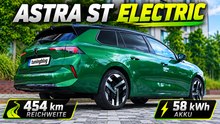 2026 Vauxhall Astra ST Electric in Klover-Grün Metallic – mehr Reichweite