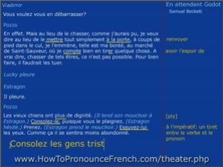French Online Theater En attendant Godot