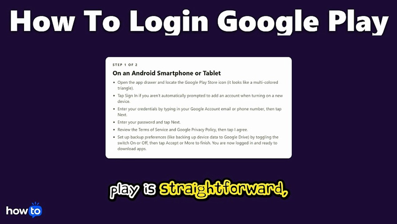 How to login google play (Step by Step) - video Dailymotion