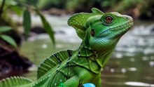 Did You Know This Lizard Can Run on Water? 🤯