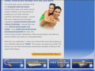 Increase semen volume – VolumePills