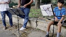 Trompetas Grupo 2 cancion cariño solfeo entonado compás 23 - 29