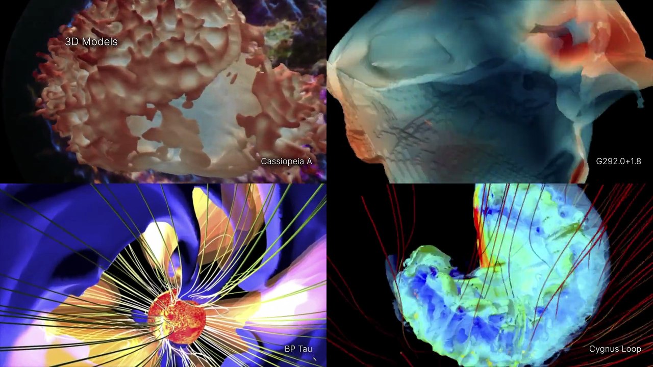 3D Models Of Objects In Space Released By NASA's Chandra Team - video ...