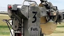 ¿Por qué este robot anda sobre una línea eléctrica de 220 kV?