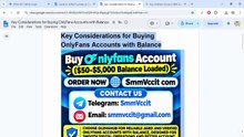 Buy! OnlyFans Account With Balance – Find Secure Accounts With Warranty
