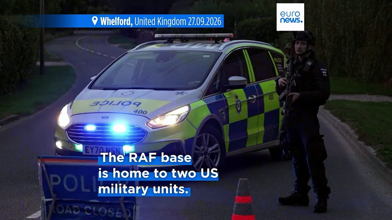 Men detained after major incident near UK’s RAF Fairford base