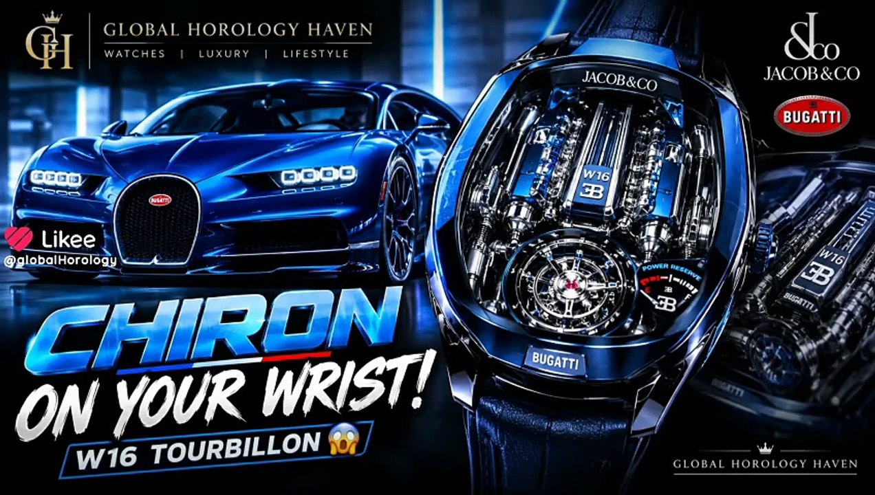 BUGATTI CHIRON ON YOUR WRIST!  $1M+ W16 Tourbillon Masterpiece | Jacob & Co.