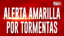 ¡A preparar los botes! Alerta amarilla por tormentas furiosas en nueve provincias