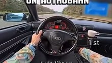 From 1st Gear to 340 KM⧸H… This Audi Pulls HARD 😳🔥