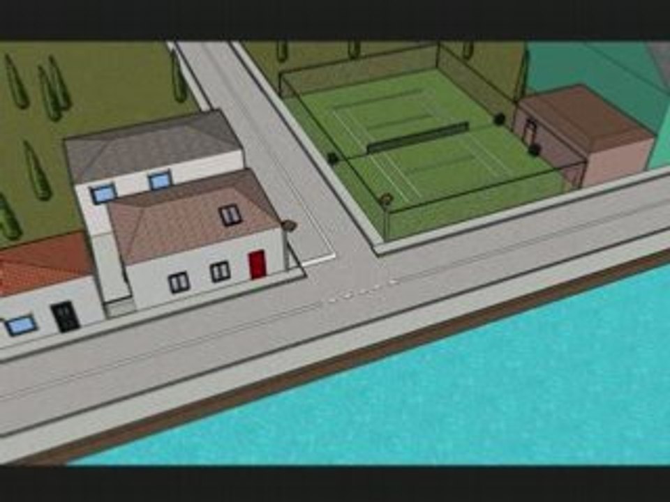 Simulation accident SketchUp