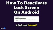 How to deactivate lock screen on android (Step by Step)