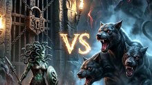 MEDUSA VS 5 Mythical Creatures 🐍⚔️ | Epic Fantasy Battle.