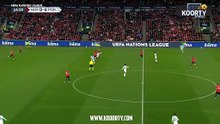 فيليكس يسجل الهدف الاول للبرتغال في مرمى النرويج