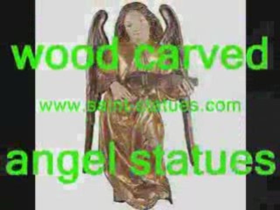 Cherub figurines wood carved & handcrafted!