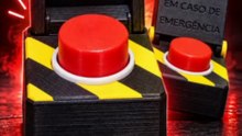 Botão de Emergência 3D | Projeto Criativo Impresso em 3D