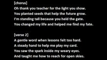 Thank You Teacher